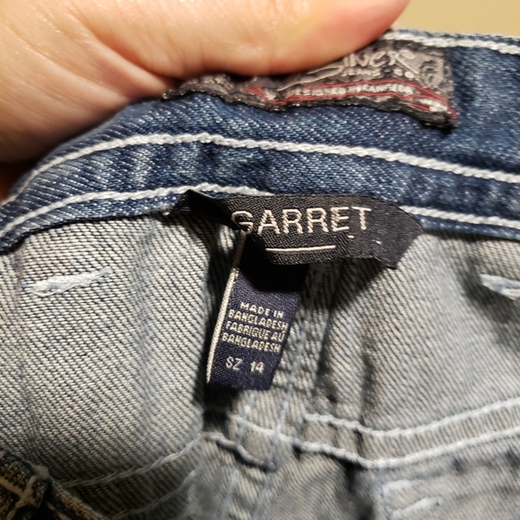 Silver Jeans Garret BOYS Adjustable Waist Size 14 Loose Fit - Picture 3 of 6